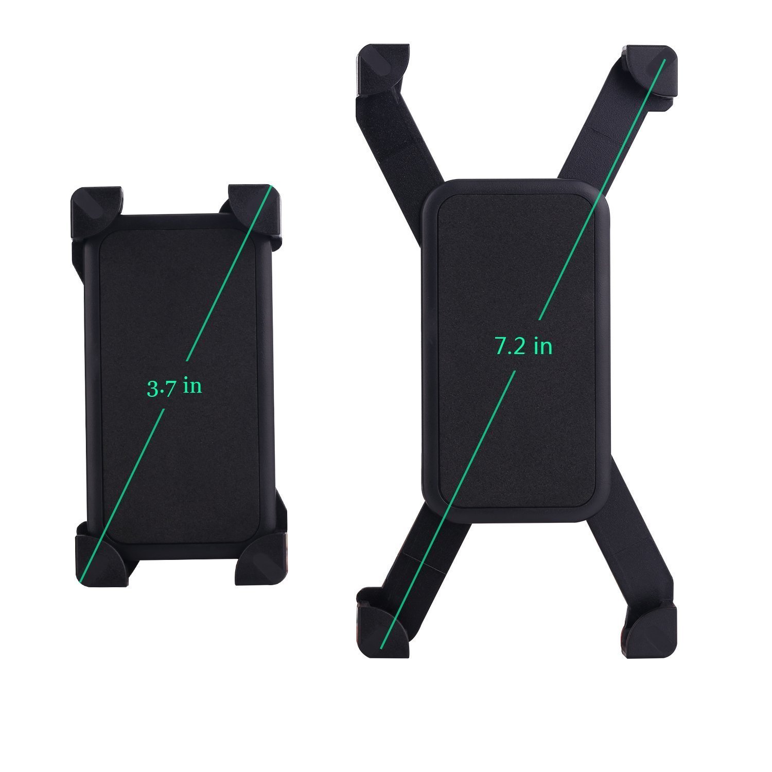 Support Vélo pour Smartphone Guidon Pince GPS Noir Universel 360 Rotatif  VTT Cyclisme Universel - Shot Case